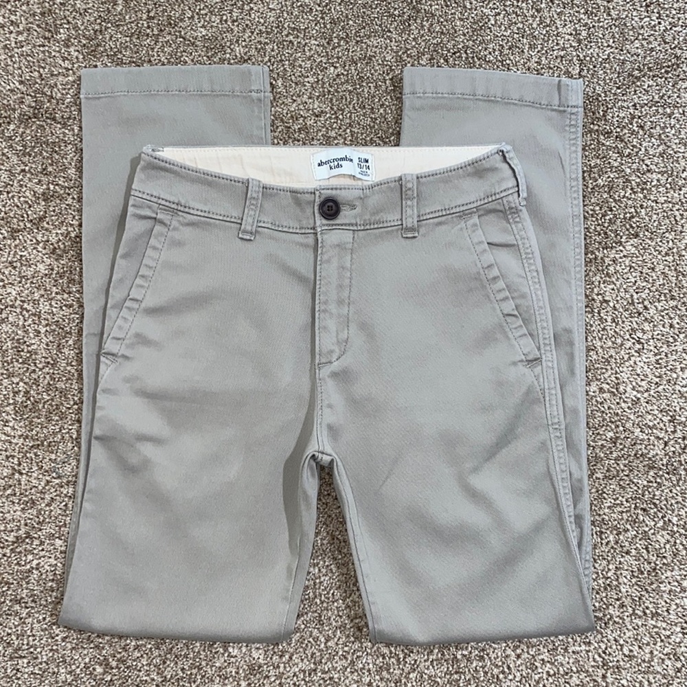 Boys Abercrombie Kids Khaki Pants
